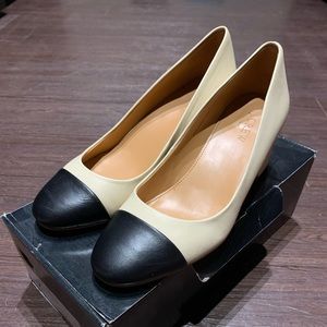 J Crew cap toe heels